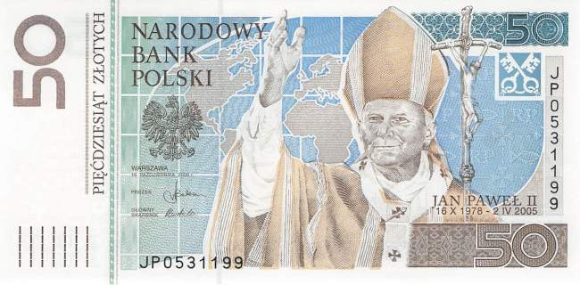 50 zloty 2006 Johannes Paul